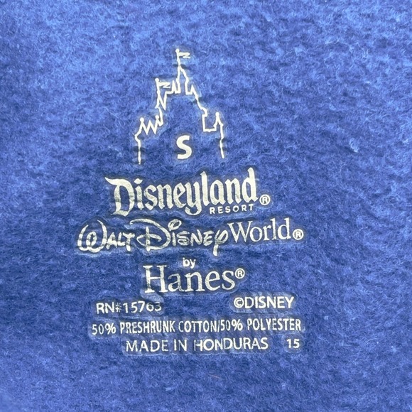 Disneyworld Zip Up Hoodie Sweatshirt Small 60th Anniversary Diamond Mickey Mouse - Picture 7 of 10